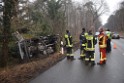 Container LKW umgestuerzt Koeln Brueck Bruecker- Dellbruecker Mauspfad P008